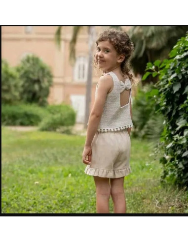 TOP Y SHORT NIÑA